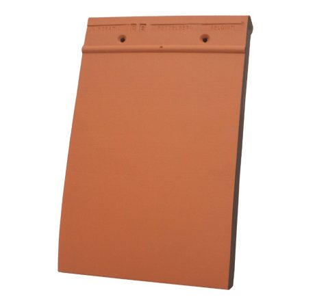 Single product shot of a Tegelpan 301 Natuurrood roof tile
