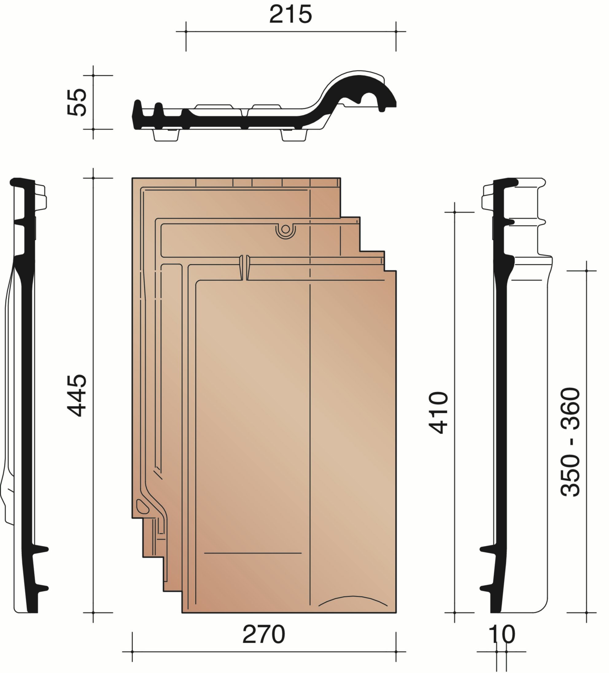 Hertogin Belang zanger L15 Mat zwart