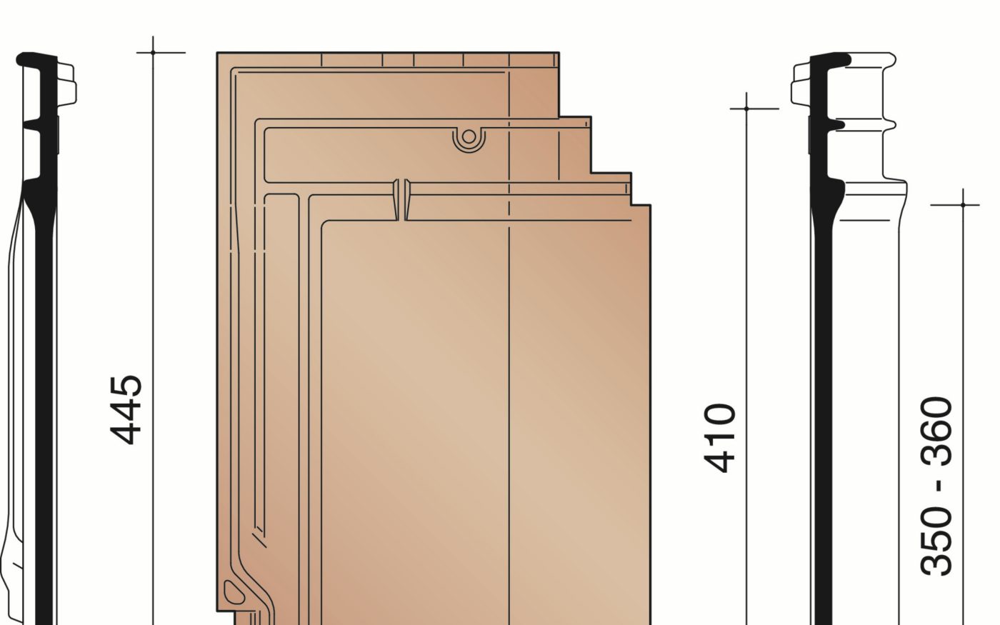 Hertogin Belang zanger L15 Mat zwart