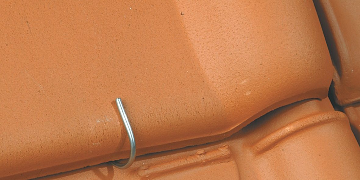 Koramic zichtbare panhaak inox