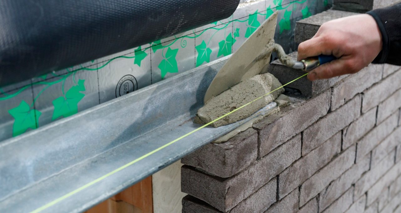 Bricks - Iluzo - installing L-profile