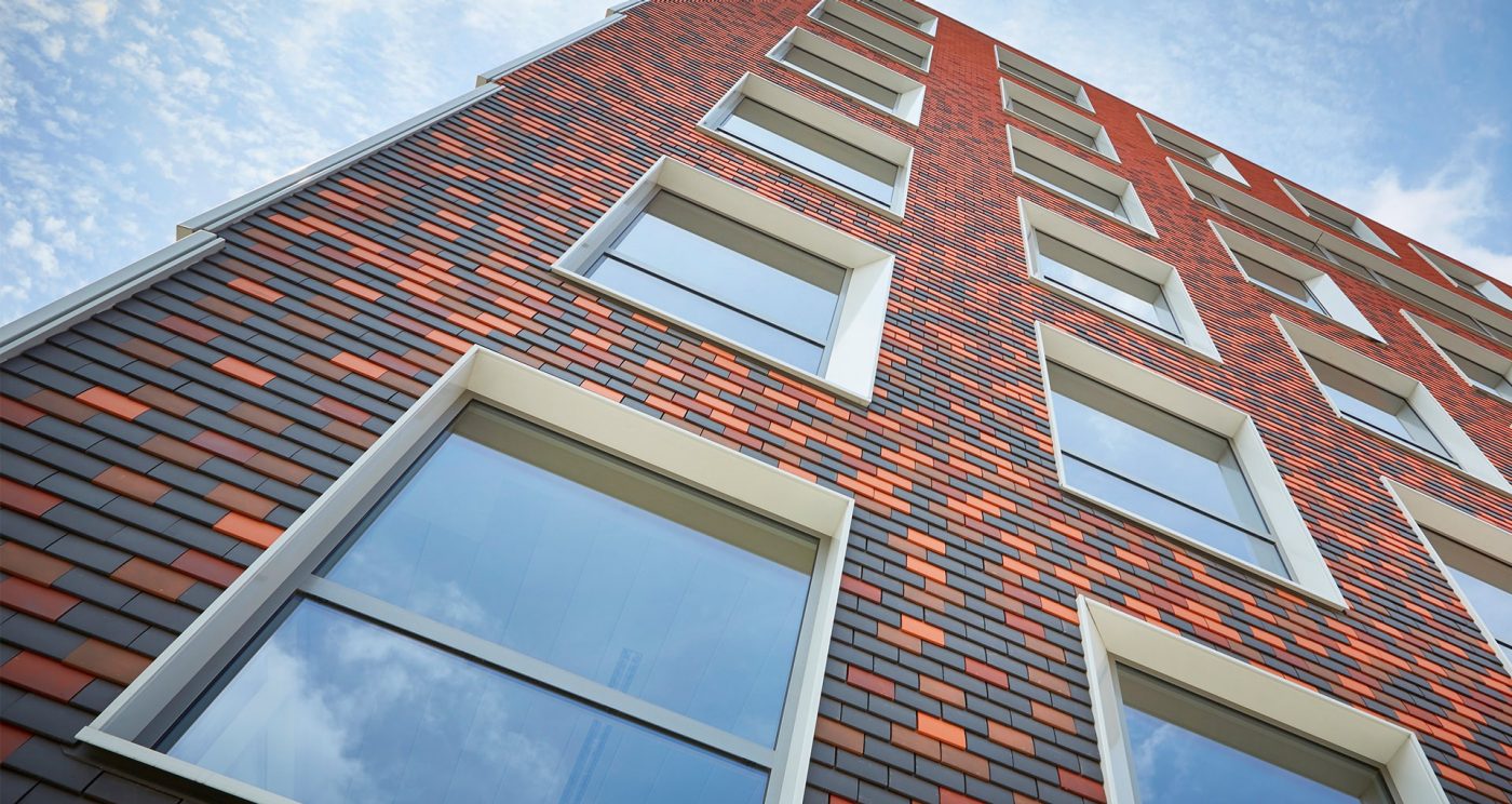 Referentie in Gent met gevelkleidakpannen