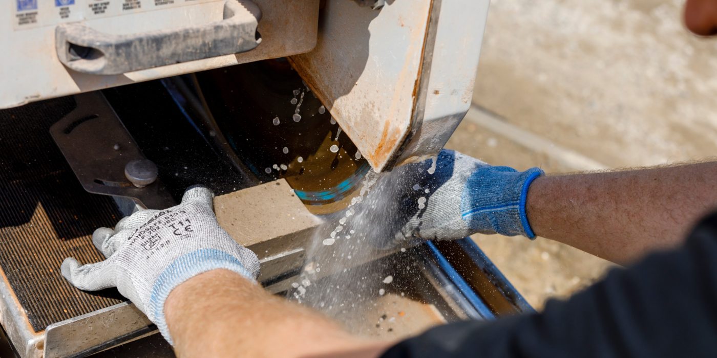 Installing pavers 