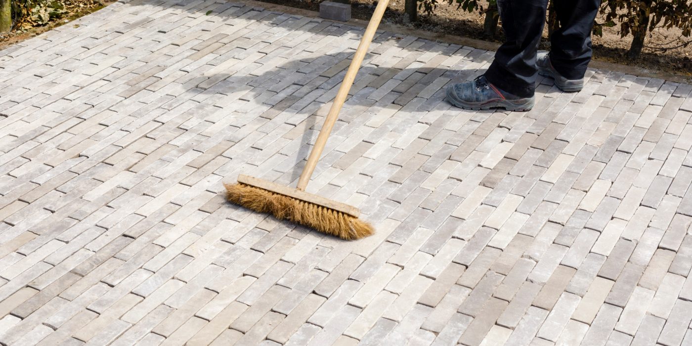 Installing pavers 