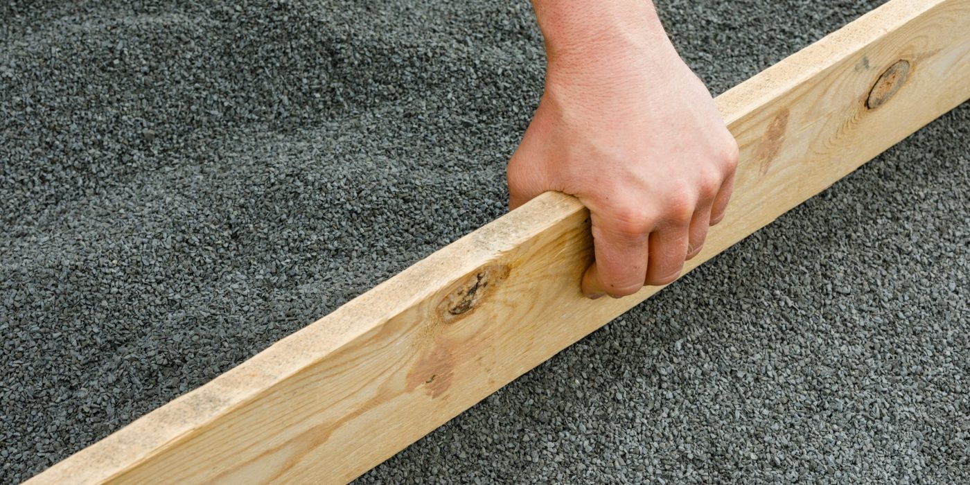 Installing pavers 