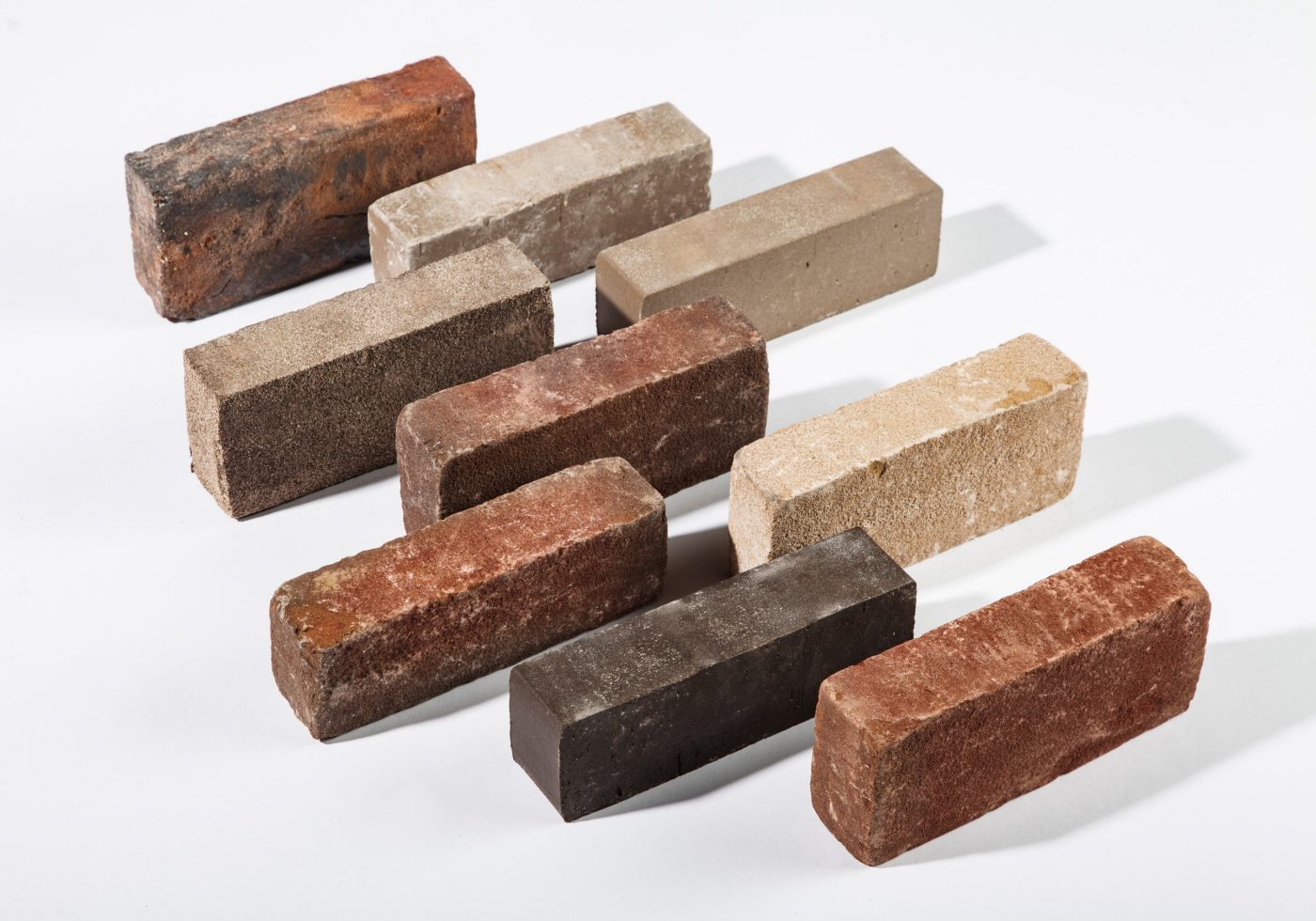 Textuurfoto kleiklinkers