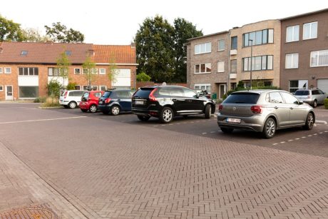 Straat aangelegd met kleiklinkers van wienerberger