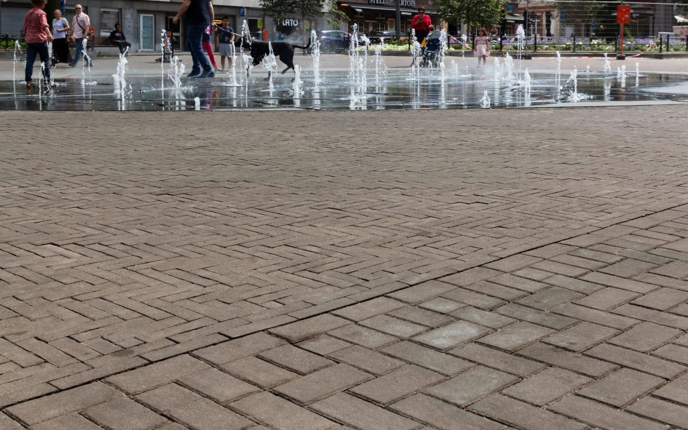 Reference photo infrastructure landscaping in Leuven 