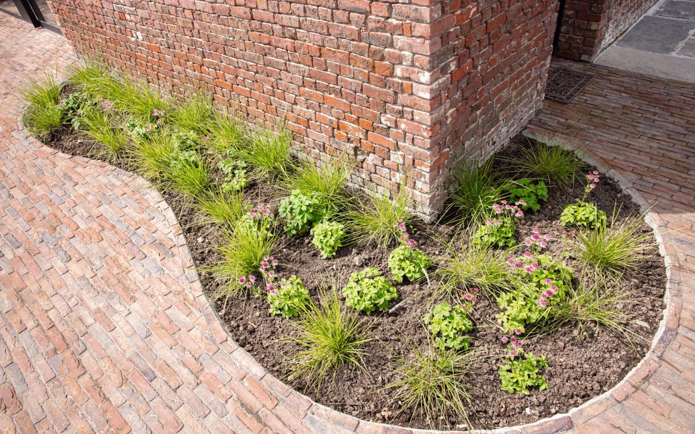 Reference photo private landscaping in Ledegem
