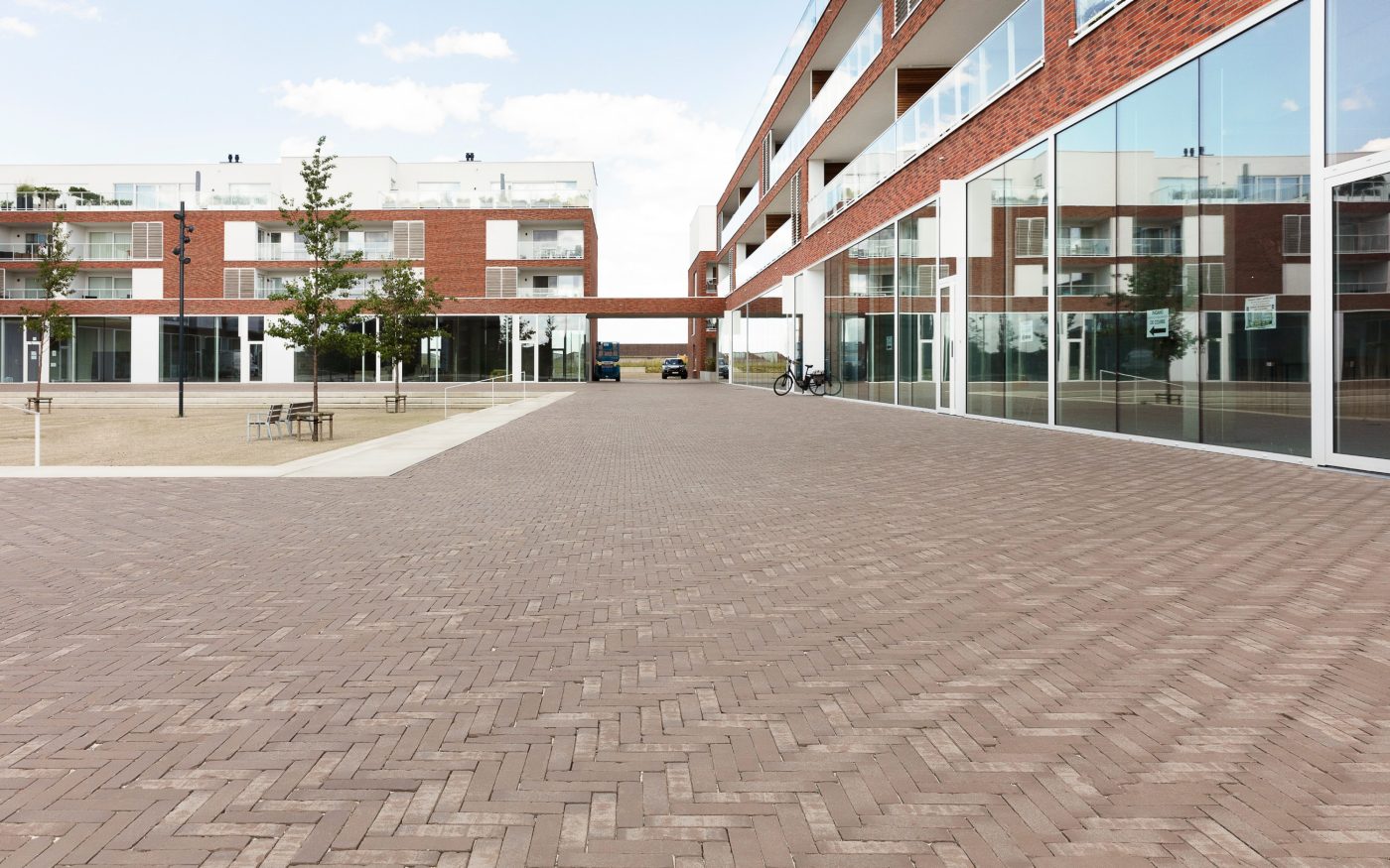 Reference photo infrastructure landscaping in Zwevegem