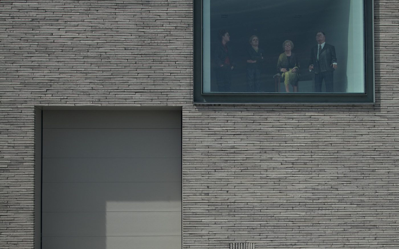 New construction public building in Otegem