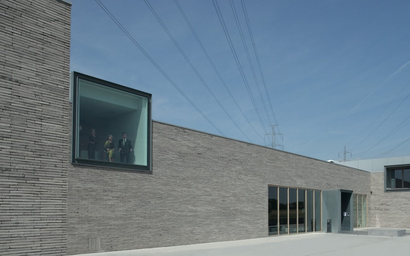 New construction public building in Otegem