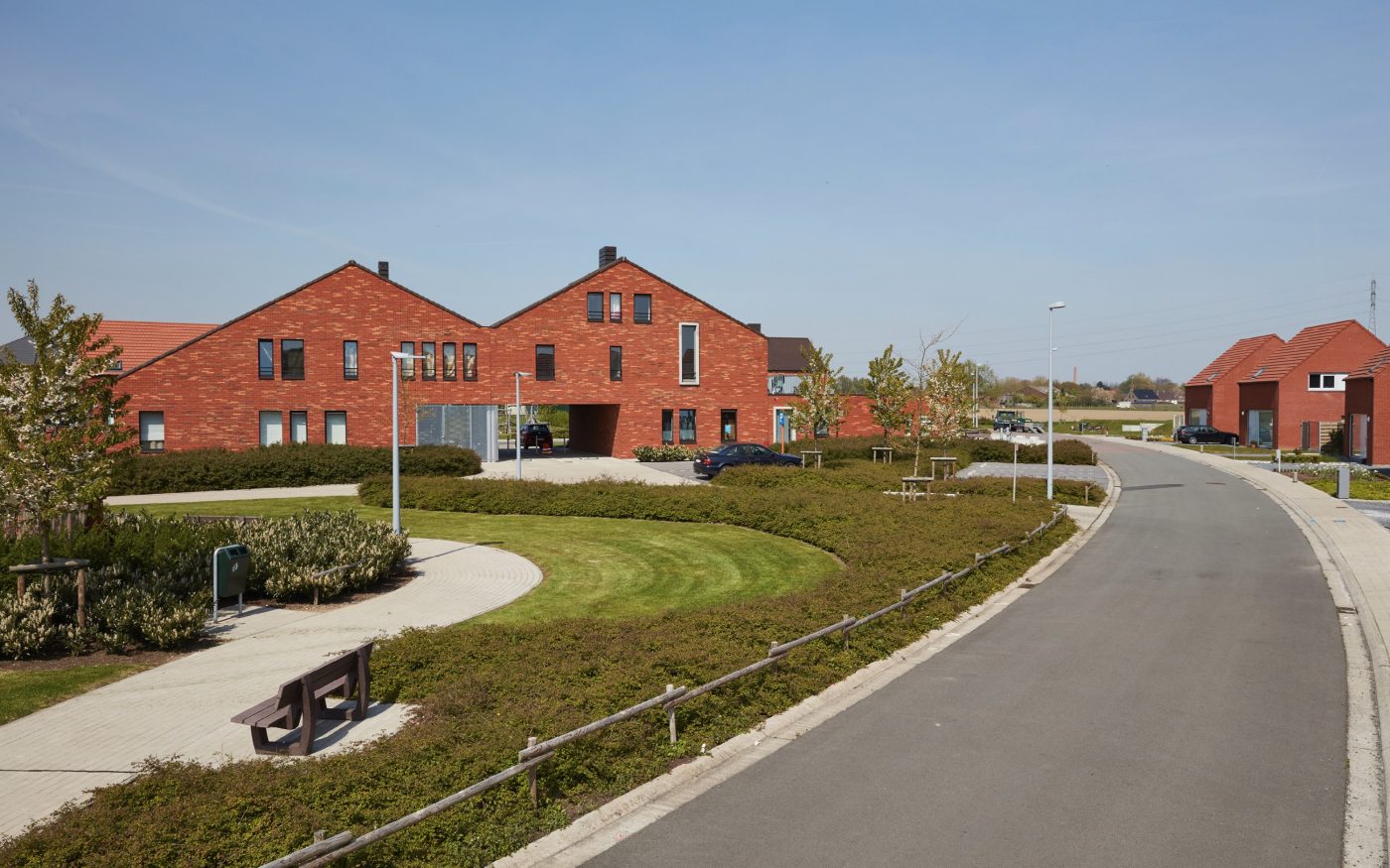 Reference photo new construction multi family in Waregem