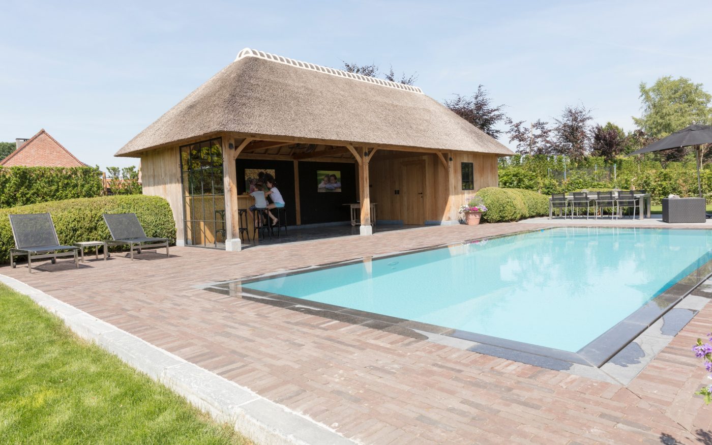 Reference photo private landscaping in Geel