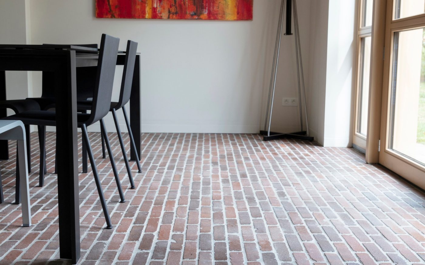 Reference photo interior pavers in Evergem