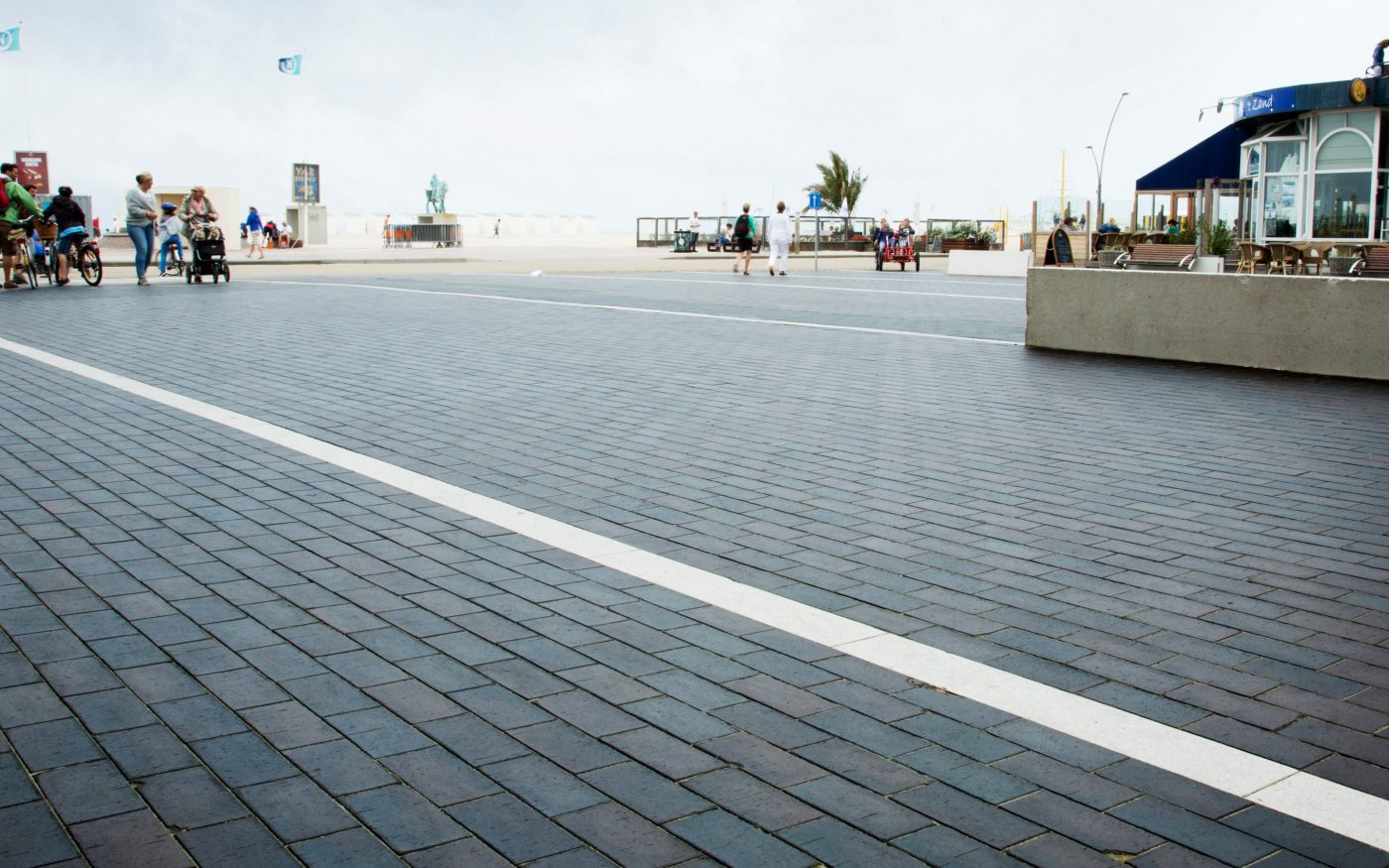 Reference photo infrastructuur landschapsarchitectuur in Oostduinkerke