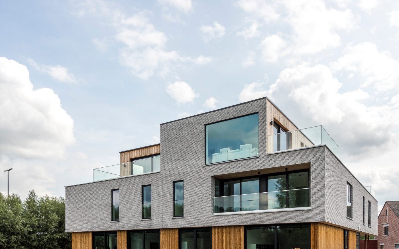 Reference photo new construction office and apartment in Haaltert