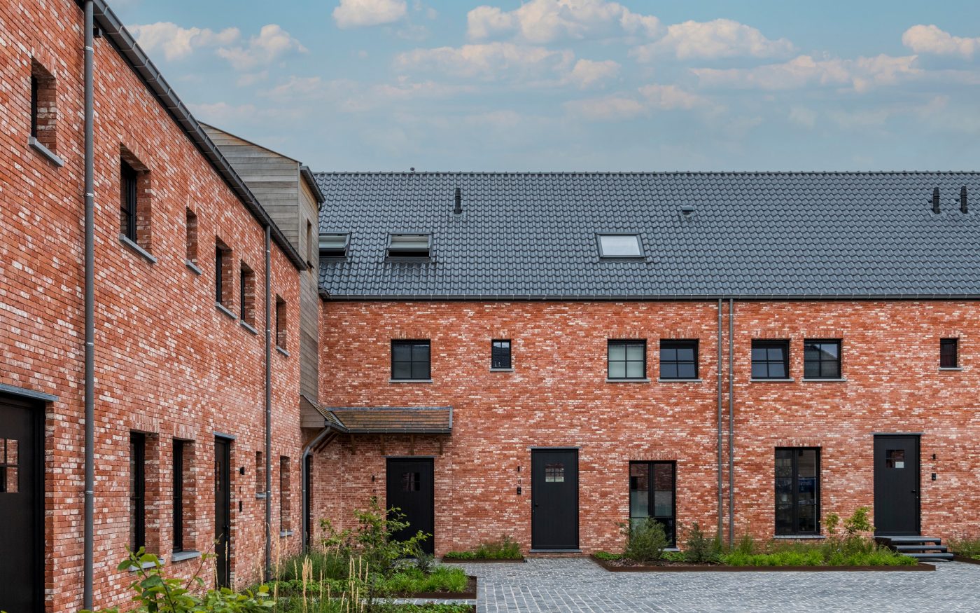 Reference photo new construction single family houses en multi family in Bornem