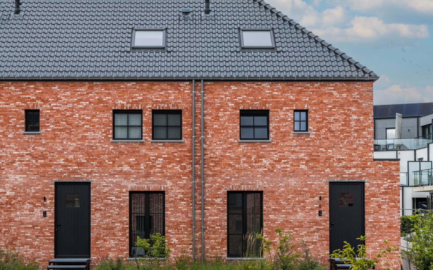 Reference photo new construction single family houses en multi family in Bornem