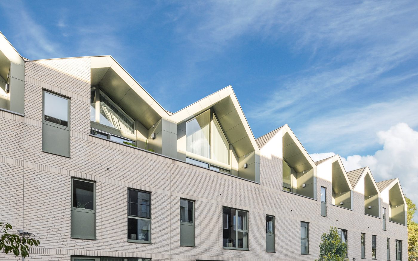 Reference photo new construction family homes in Gent