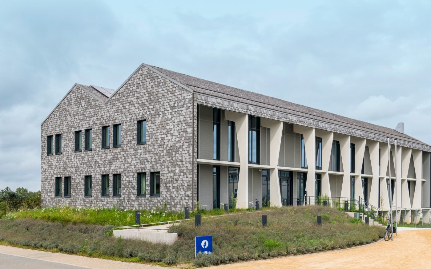 Reference photo new construction police station in Lubbeek 