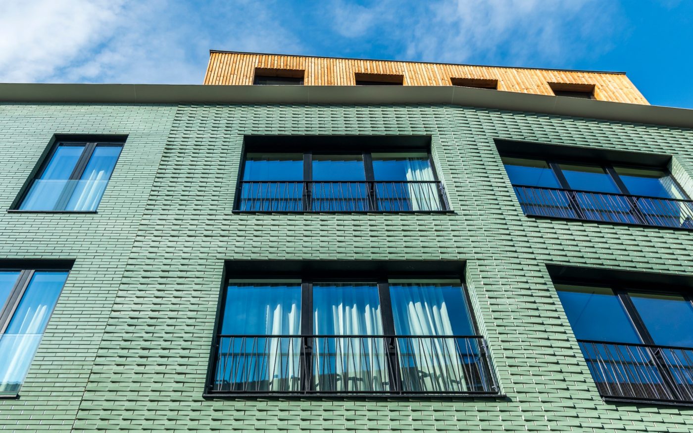 Reference photo new construction student housing in Kortrijk