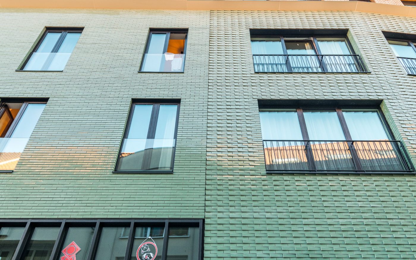 Reference photo new construction student housing in Kortrijk