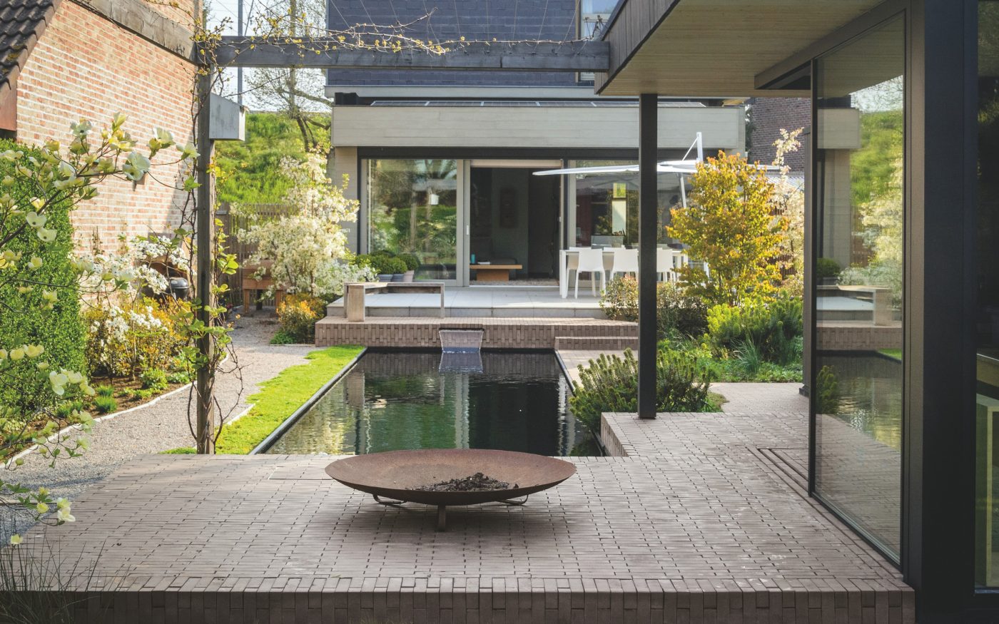 Reference photo private landscaping in Gent