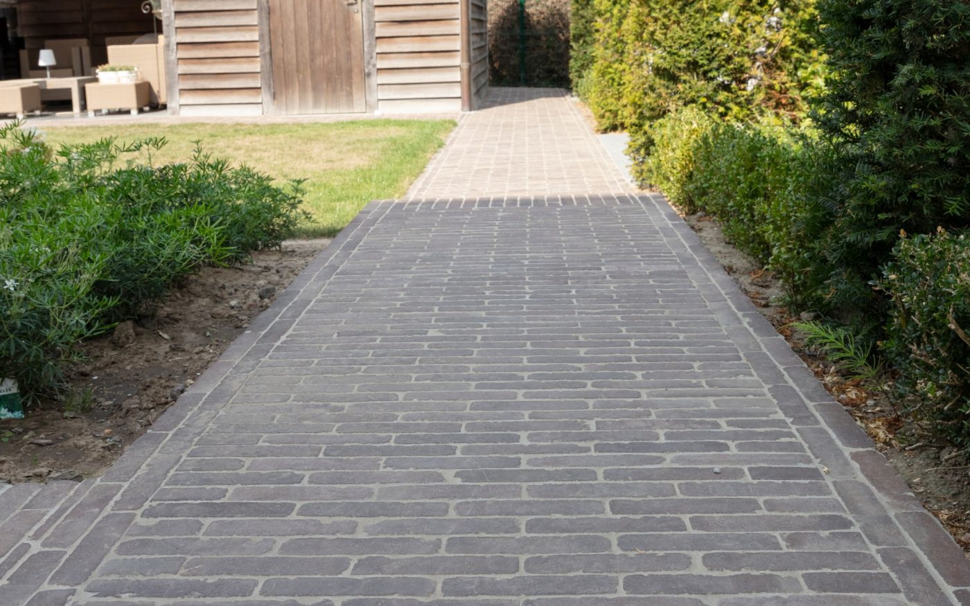 Reference photo private landscaping in Harelbeke