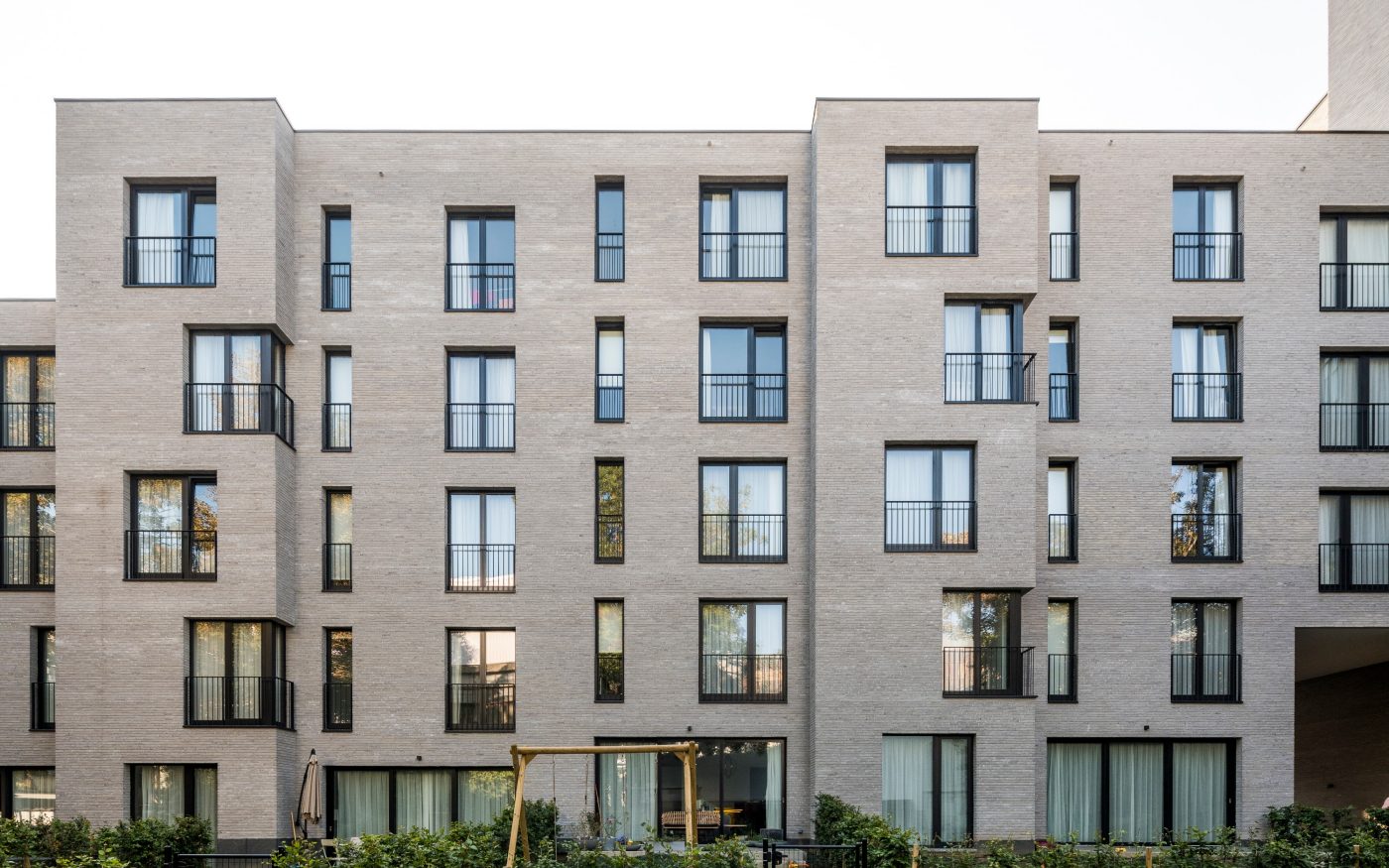 Reference photo new construction apartment and commercial space in Elsene