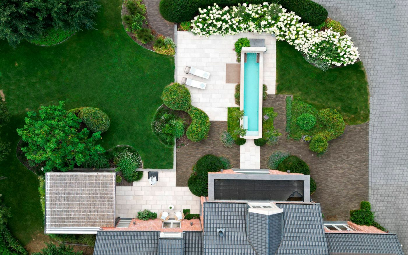 Reference photo private landscaping in Geel