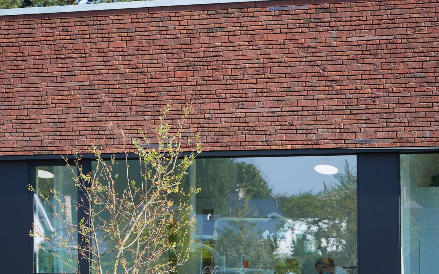 Reference photo new construction healthcare and apartment in Kortrijk