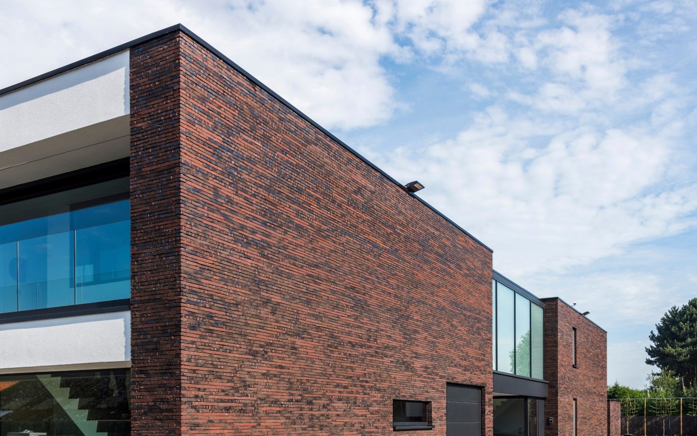 Reference photo: new construction office and single family in Adegem