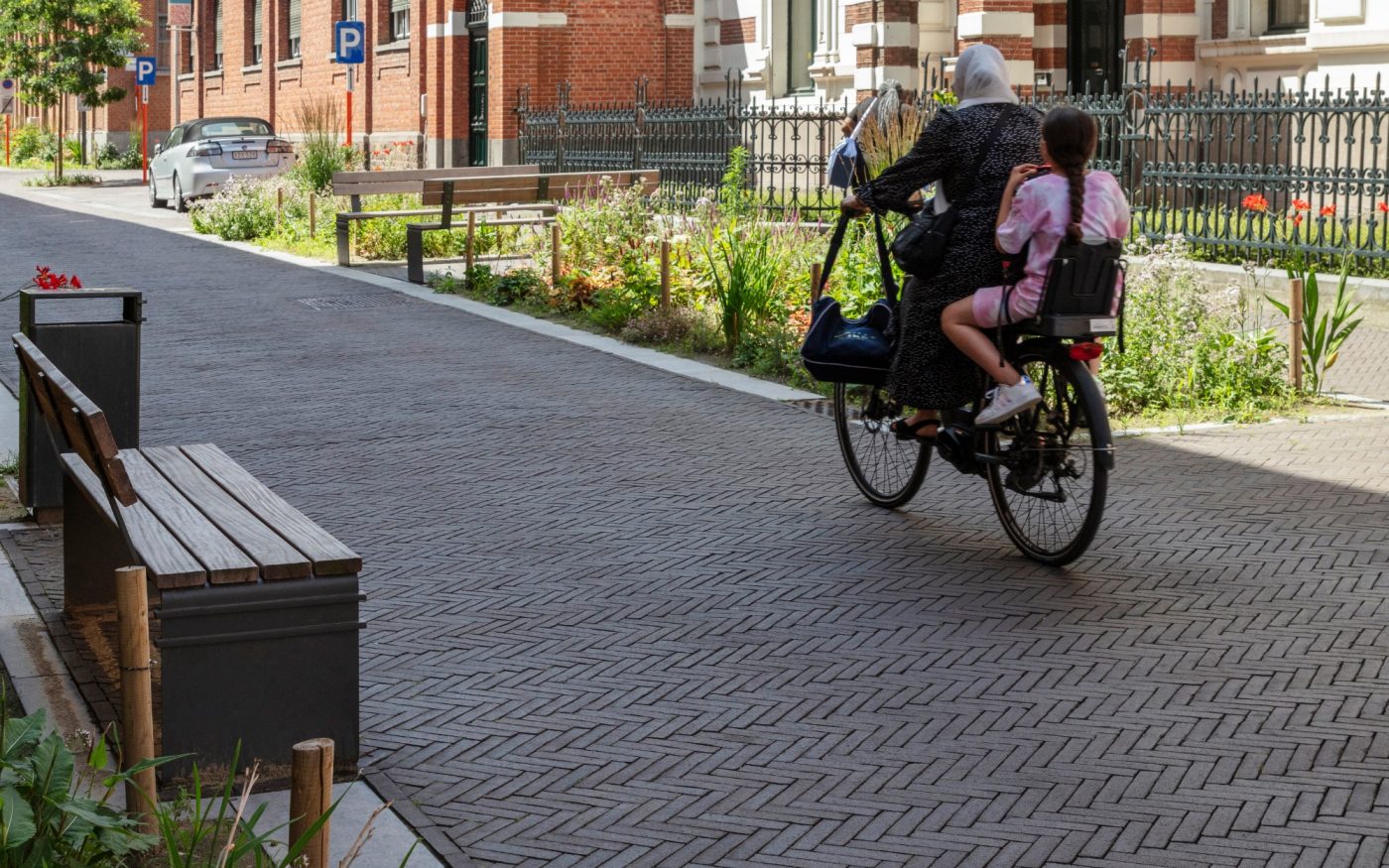 Reference photo infrastructure landscaping in Sint-Niklaas
