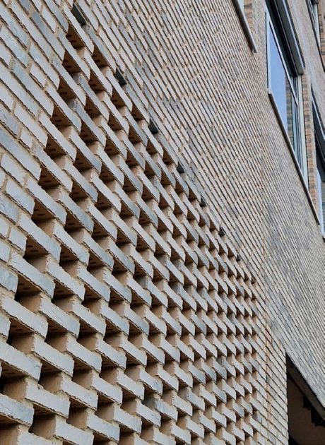 Toepassing bastaardmortel, Campus Martinus in Bilzen, HASA architecten, Muizen