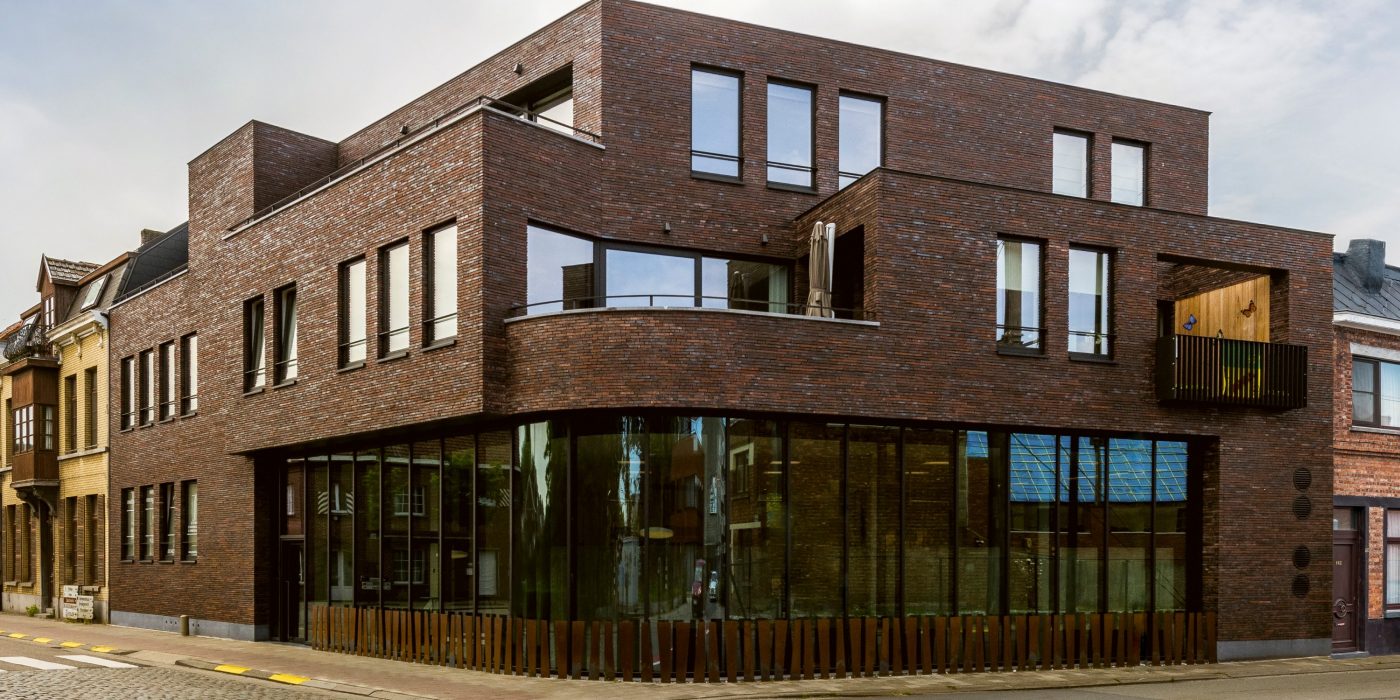 Reference photo new construction healthcare and apartment in Zele