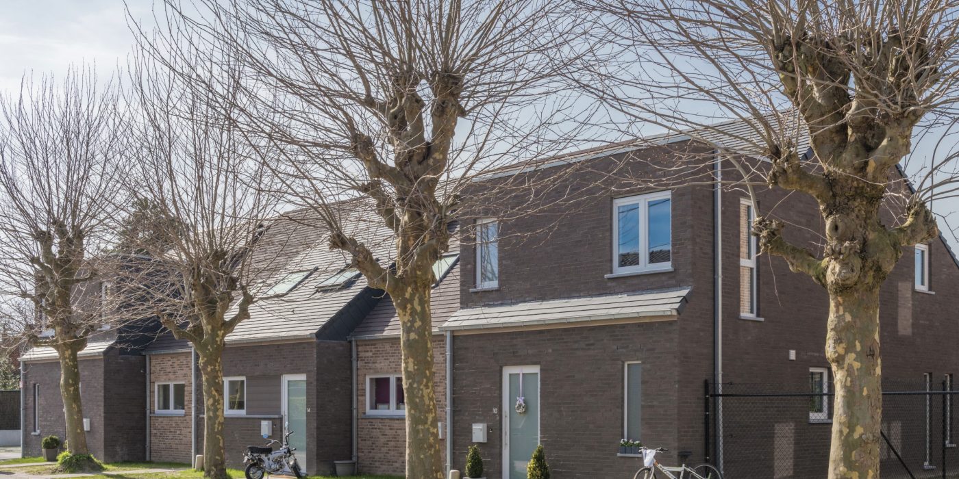 Reference photo new construction multi family in Beveren-Leie
