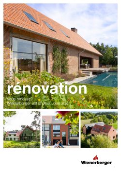 Brochure with renovation projects