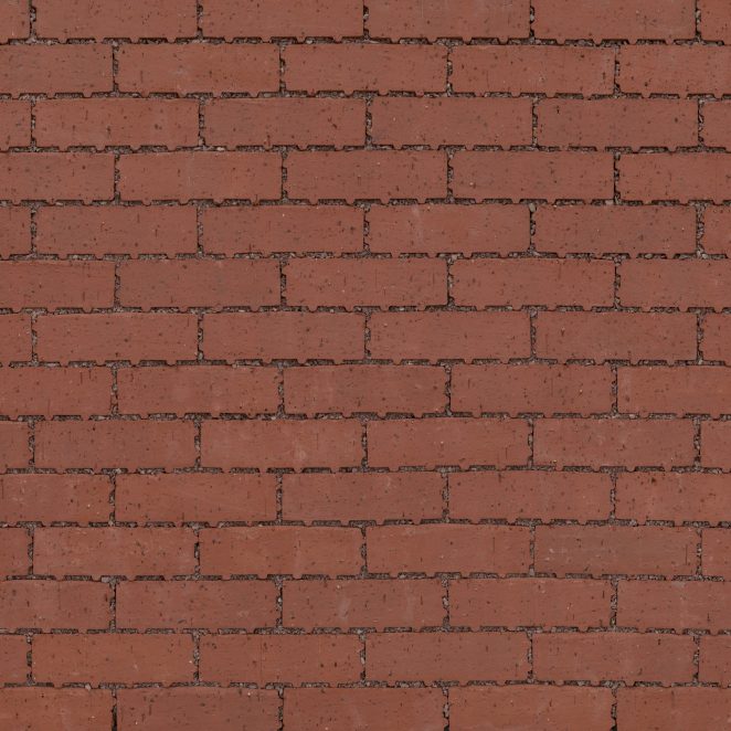 Pavés en terre cuite de couleur rouge sans nuances signés Wienerberger ...
