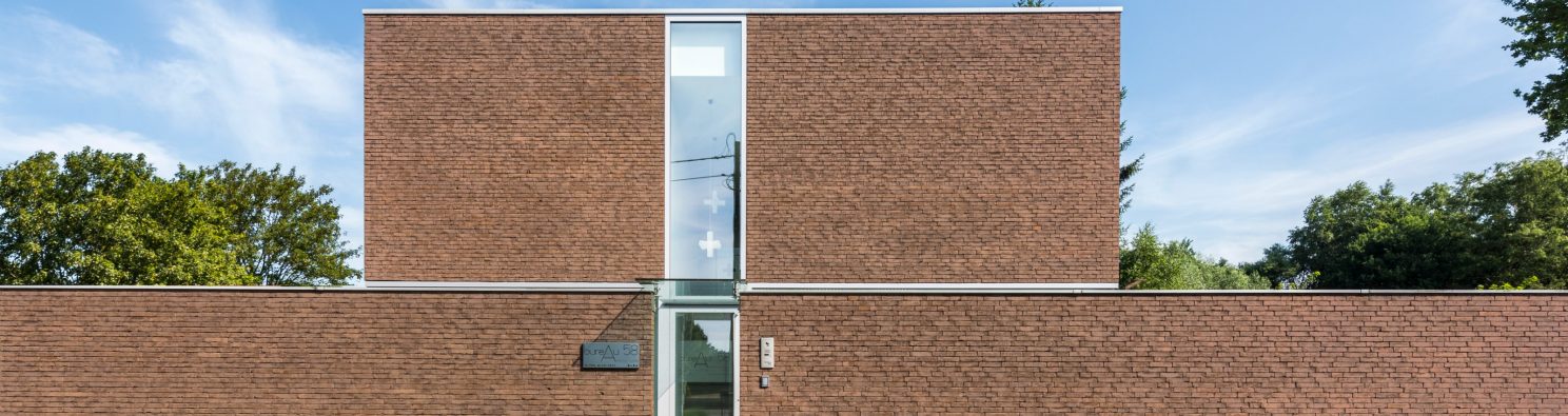 Nieuwbouw woning- en architectenbureau in Zonhoven