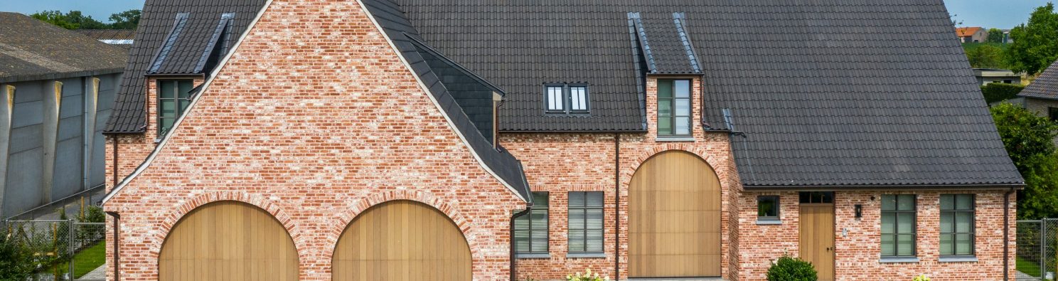 Nouvelle construction 3 maisons familiales à Boezinge
