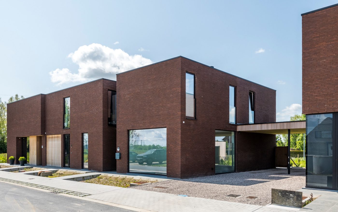 Nouvelle construction maisons familiales à Hooglede