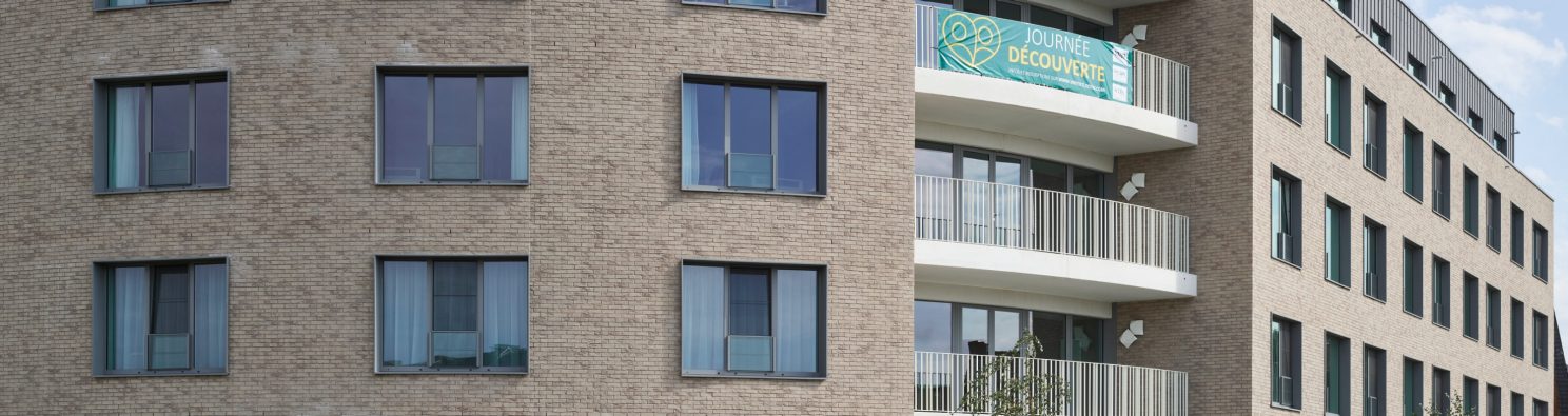 Nouvelle construction le centre de services de soins et de logement à Gosselies