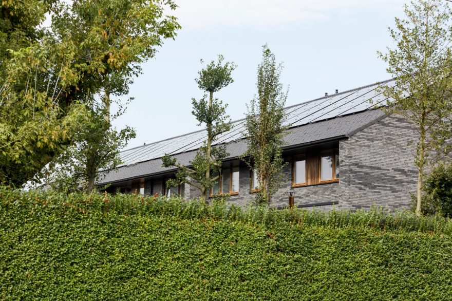 Roof with solar panels Duurzame Wijk Waregem 