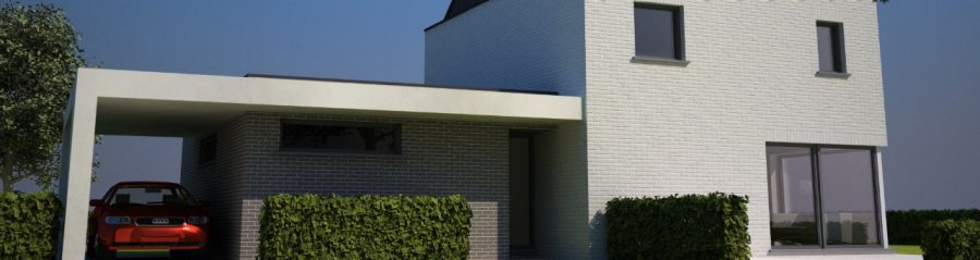 Project Bottelare: massive construction with ceramic materials which meets the passive standards