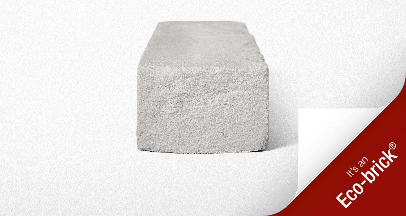 Eco-Brick with label