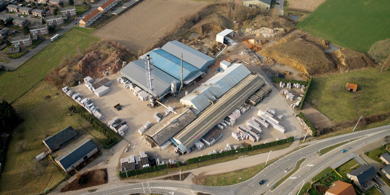 Air photo of  plant Schouterden-Maaseik