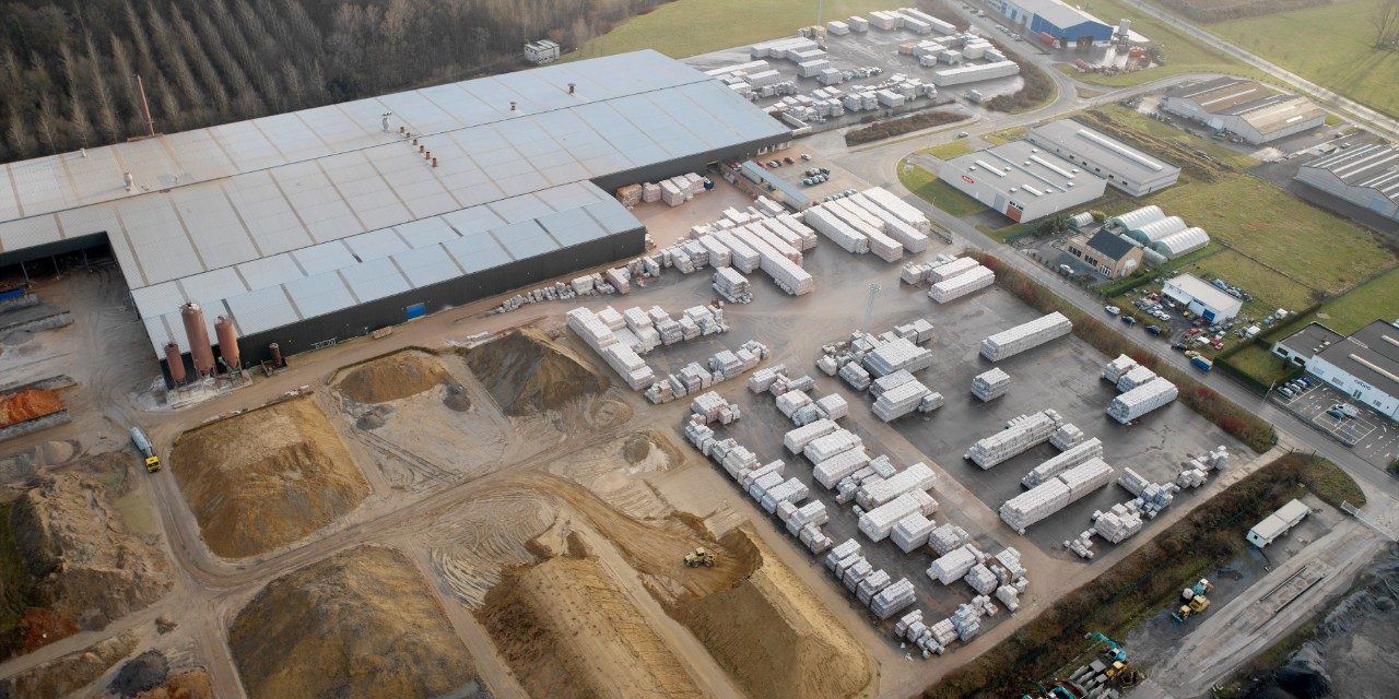 Air photo of plant Peruwelz