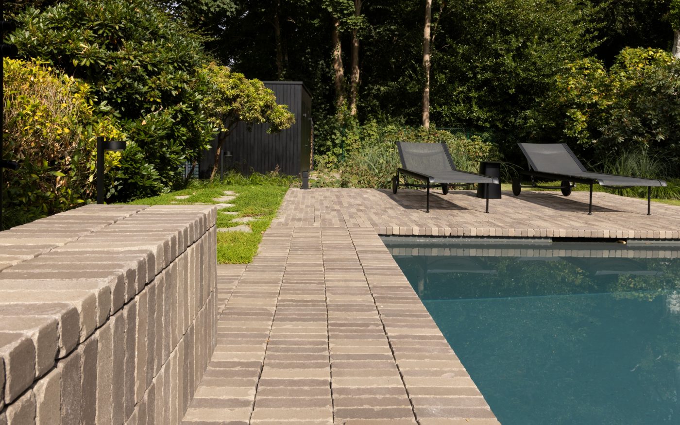 Reference photo private landscaping in Oudegem