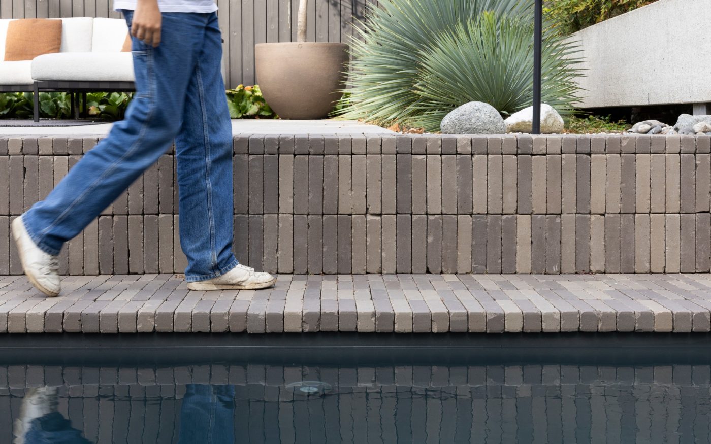 Reference photo private landscaping in Oudegem
